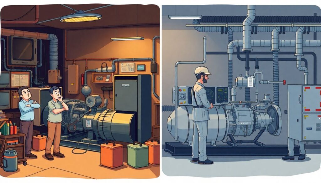 Генераторы резервного питания и их роль в ЖКХ - иллюстрация