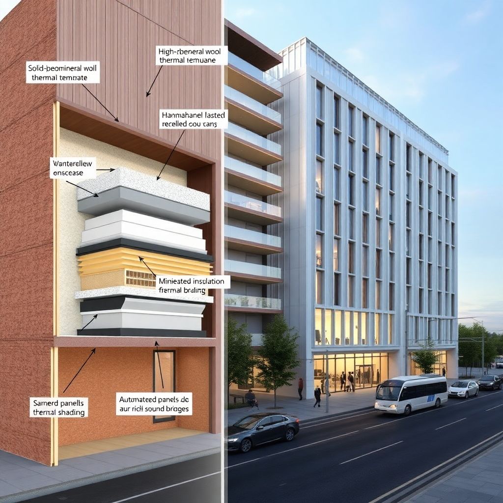Смарт-облицовка зданий: как она улучшает тепло- и звукоизоляцию фасадов