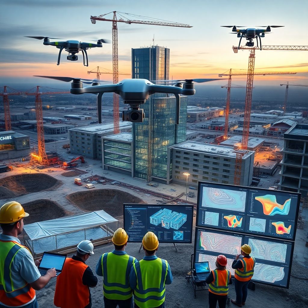 Дроны в строительстве: ключевые применения и действующая регуляторика