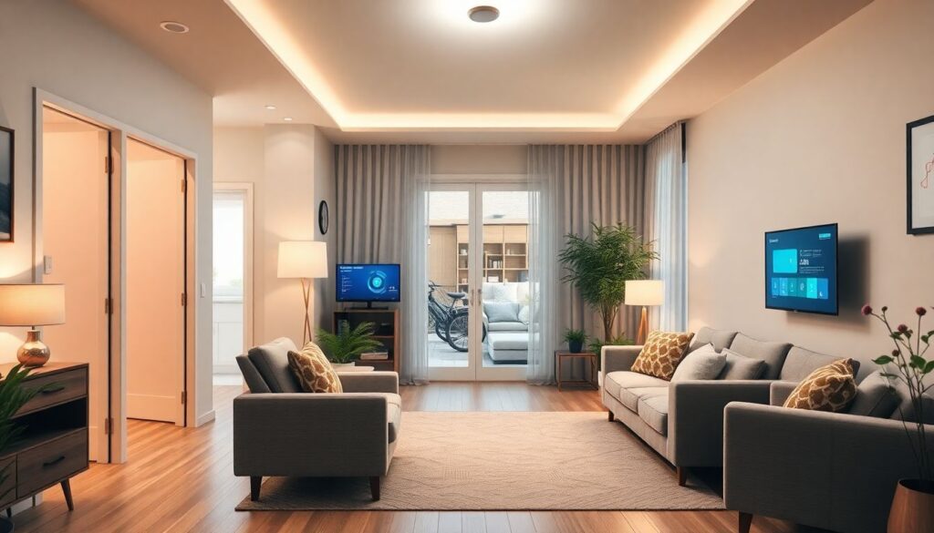 Умный дом для пожилых и людей с особыми потребностями - иллюстрация