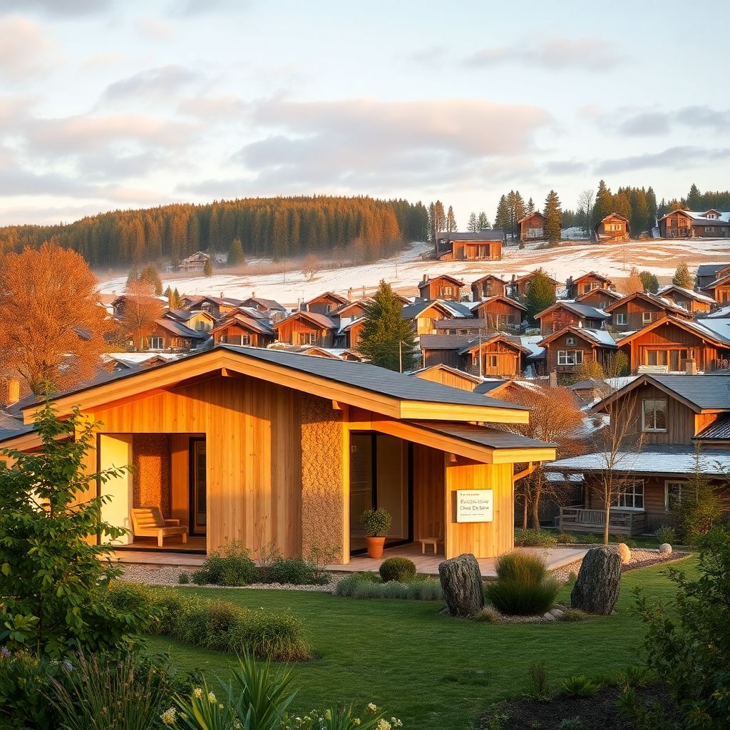 Эко-материалы в строительстве и их влияние на экологический след дома