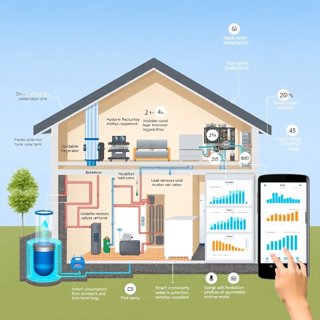 Системы водоснабжения с умной автоматикой для экономии ресурсов в доме