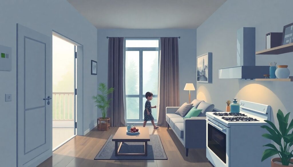 Умный дом и безопасность детей: безопасные сценарии использования - иллюстрация