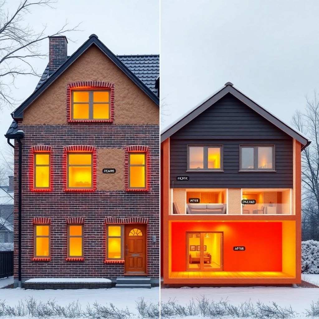 Снижение потерь тепла через утепление: современные методы и решения