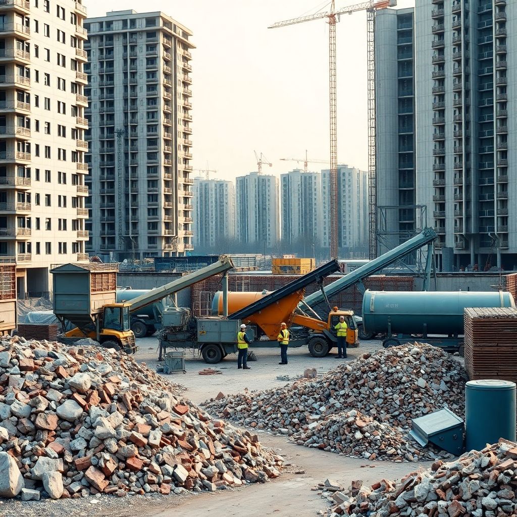 Экологичная переработка строительных отходов: современные технологии и роль регуляторов